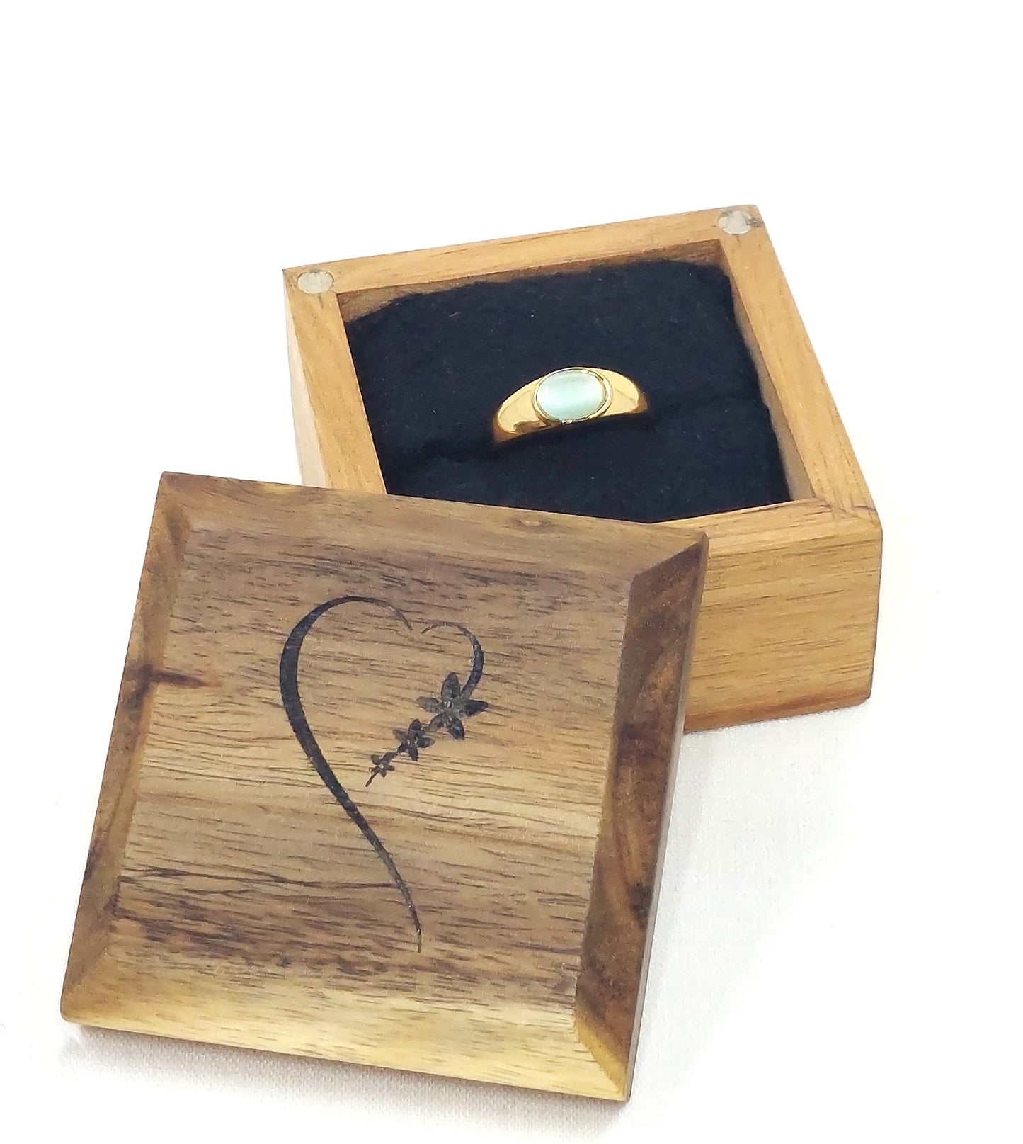 Handcrafted Wooden Ring Box
