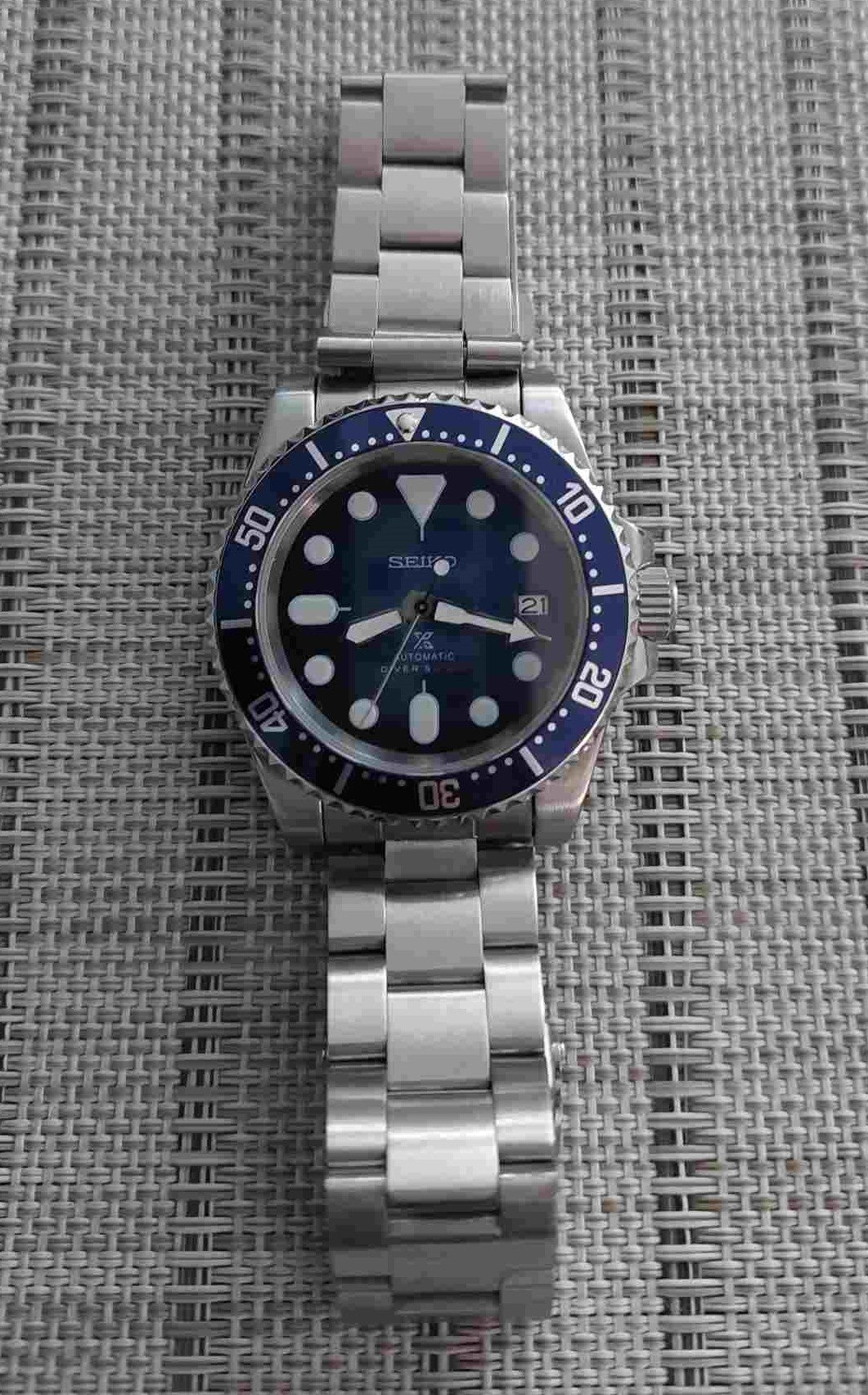 Ocean Blue Sport Style Watch