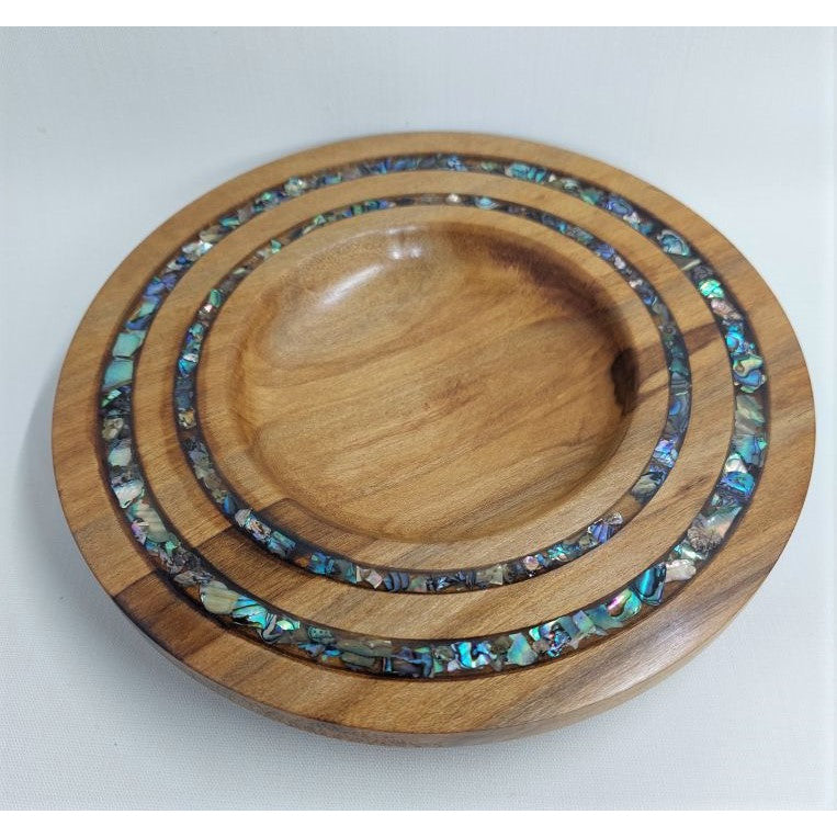 Pukatea and Paua Ripples Bowl