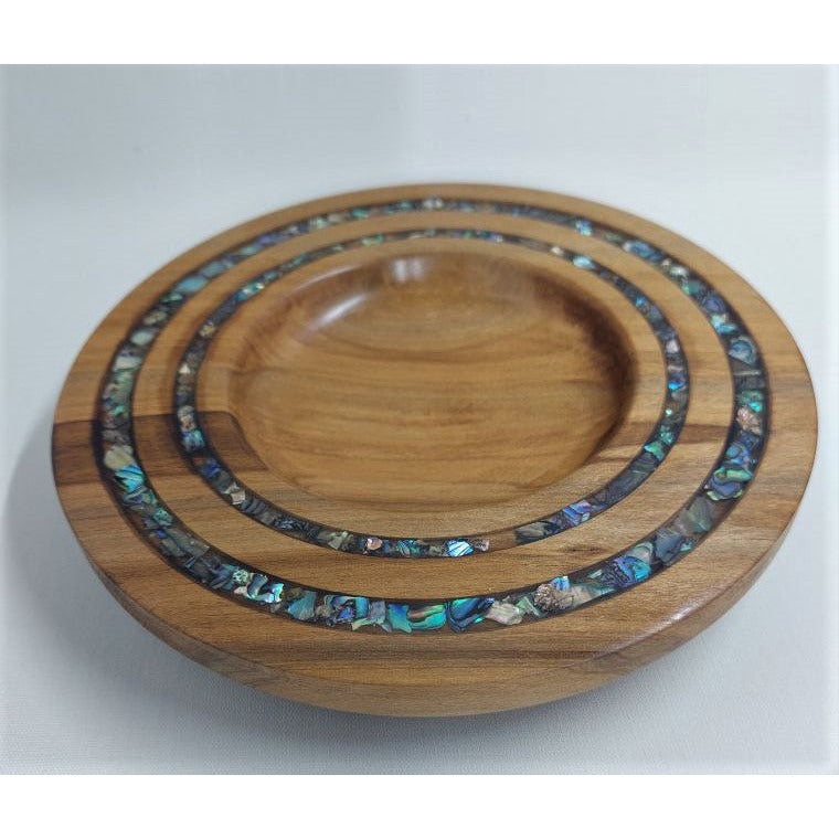Pukatea and Paua Ripples Bowl