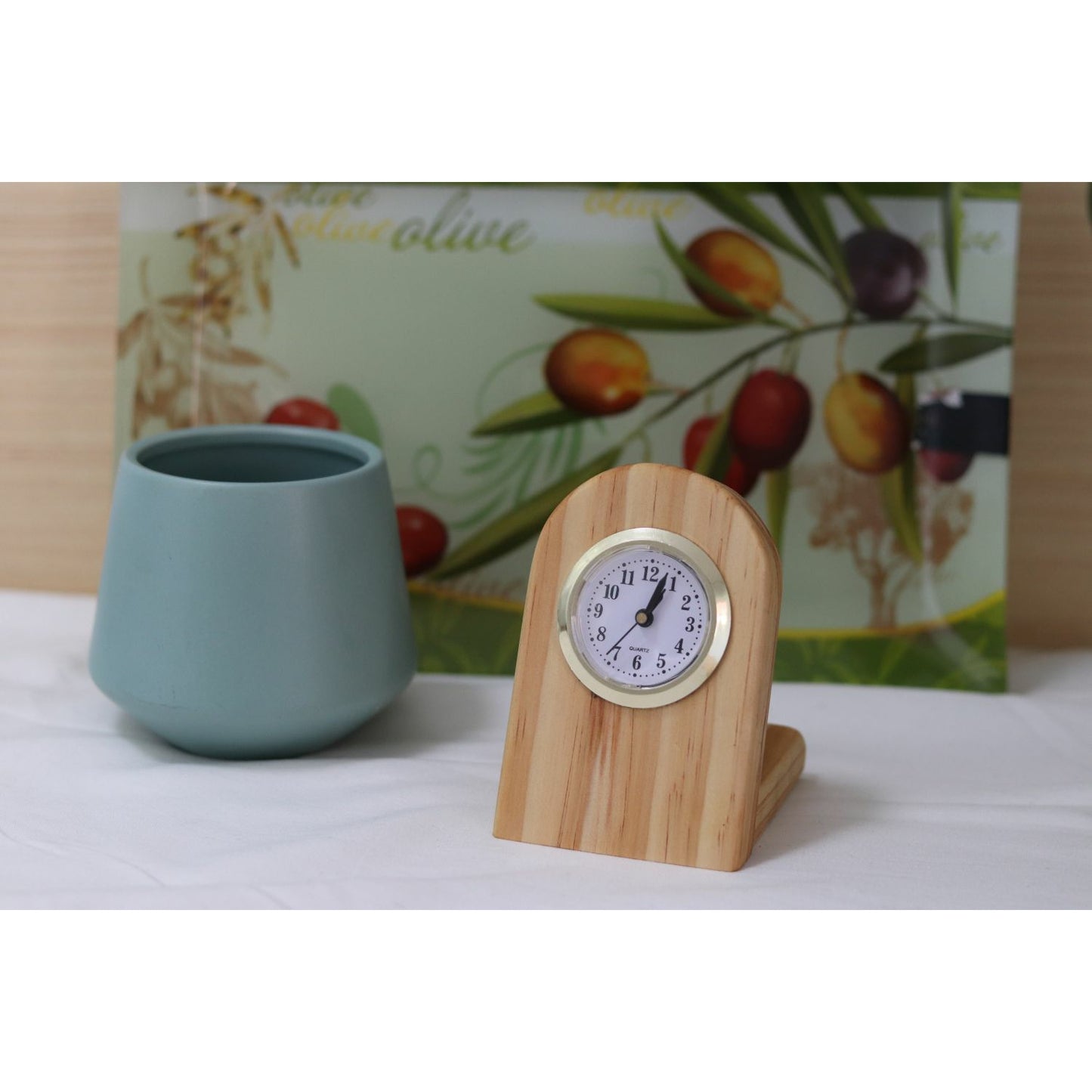 Oval Top Desk Clock