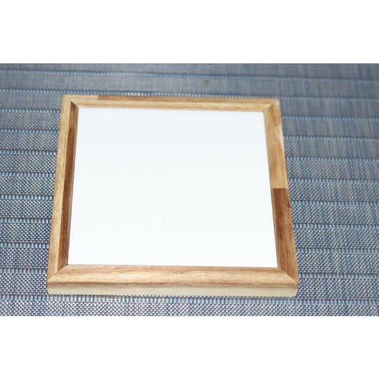 Acacia and White Tile Trivet