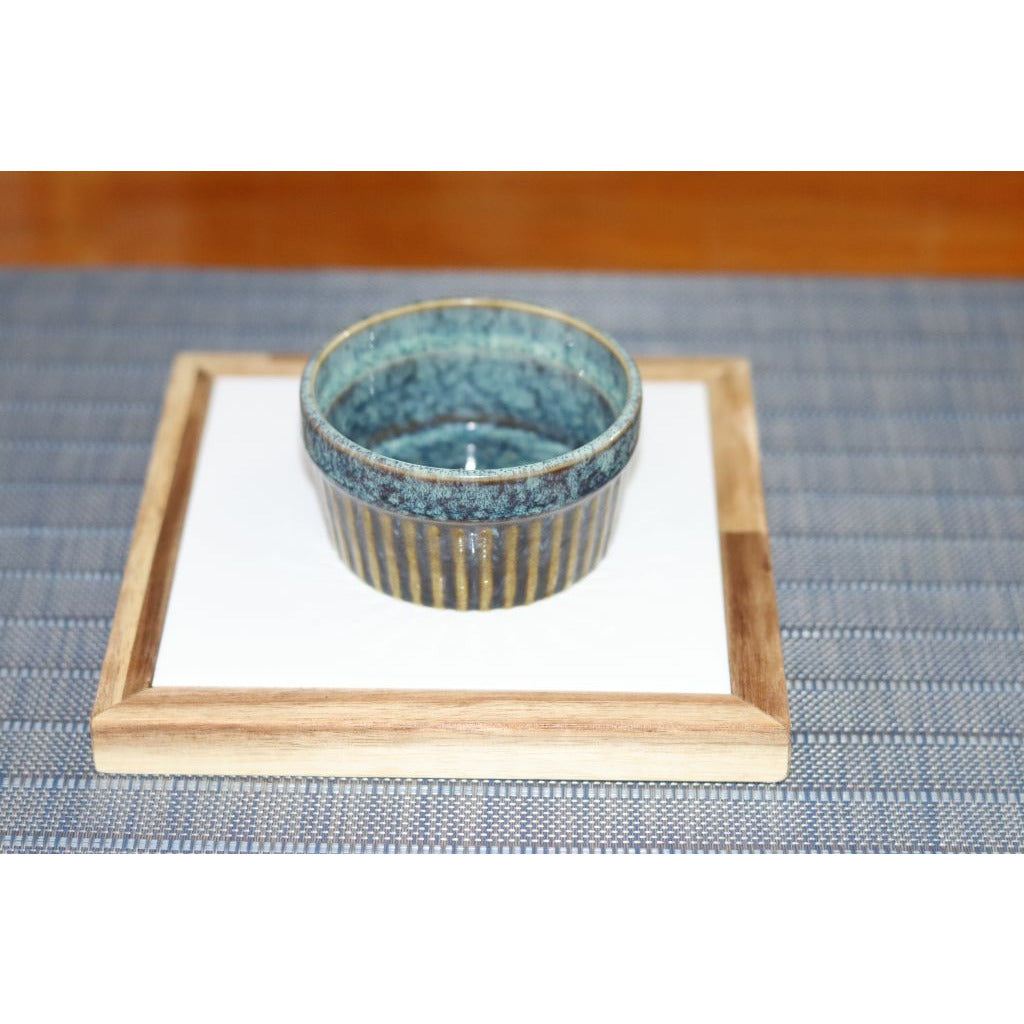Acacia and White Tile Trivet
