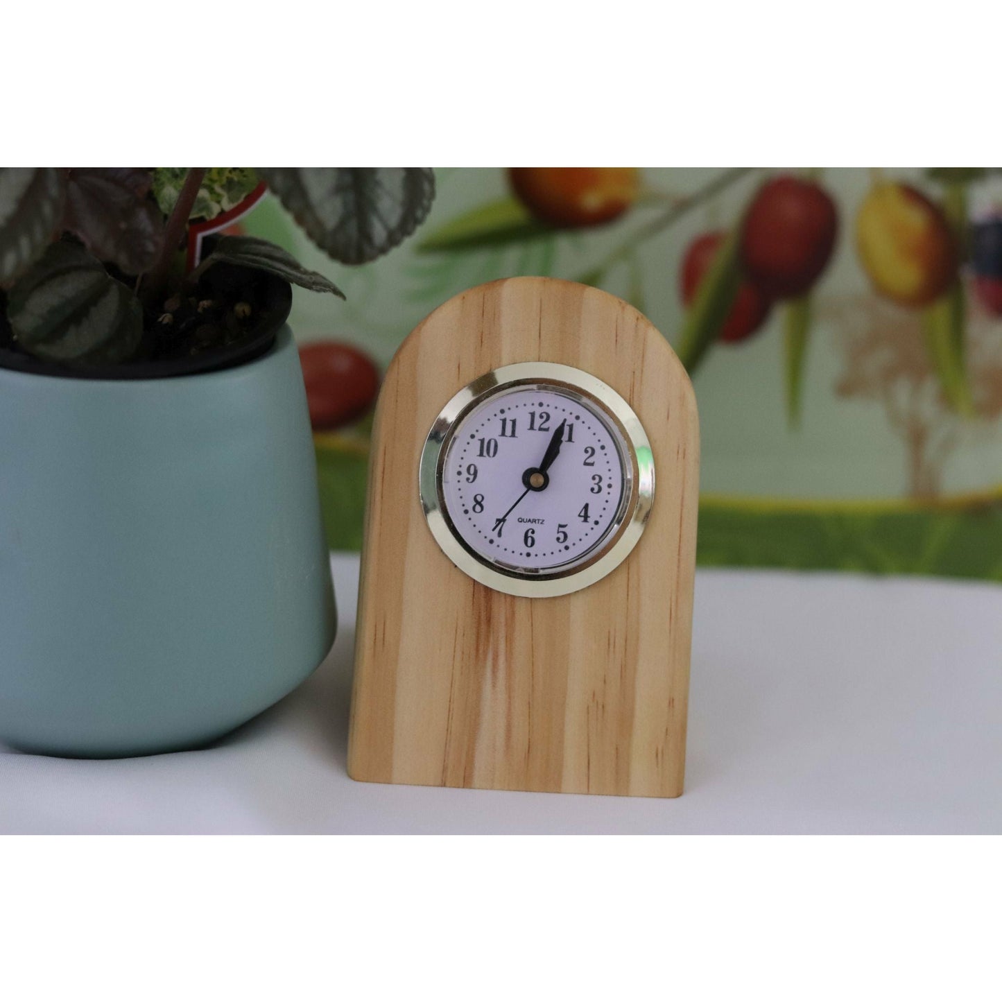 Oval Top Desk Clock