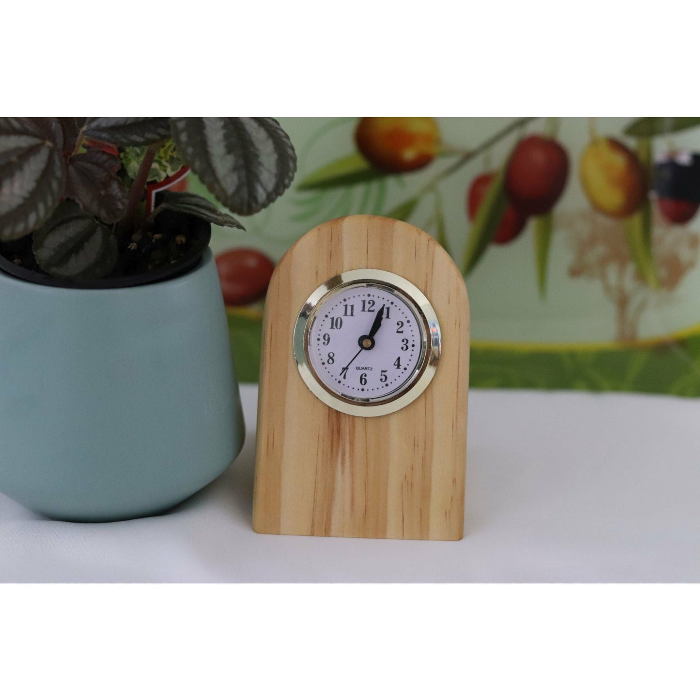 Oval Top Desk Clock