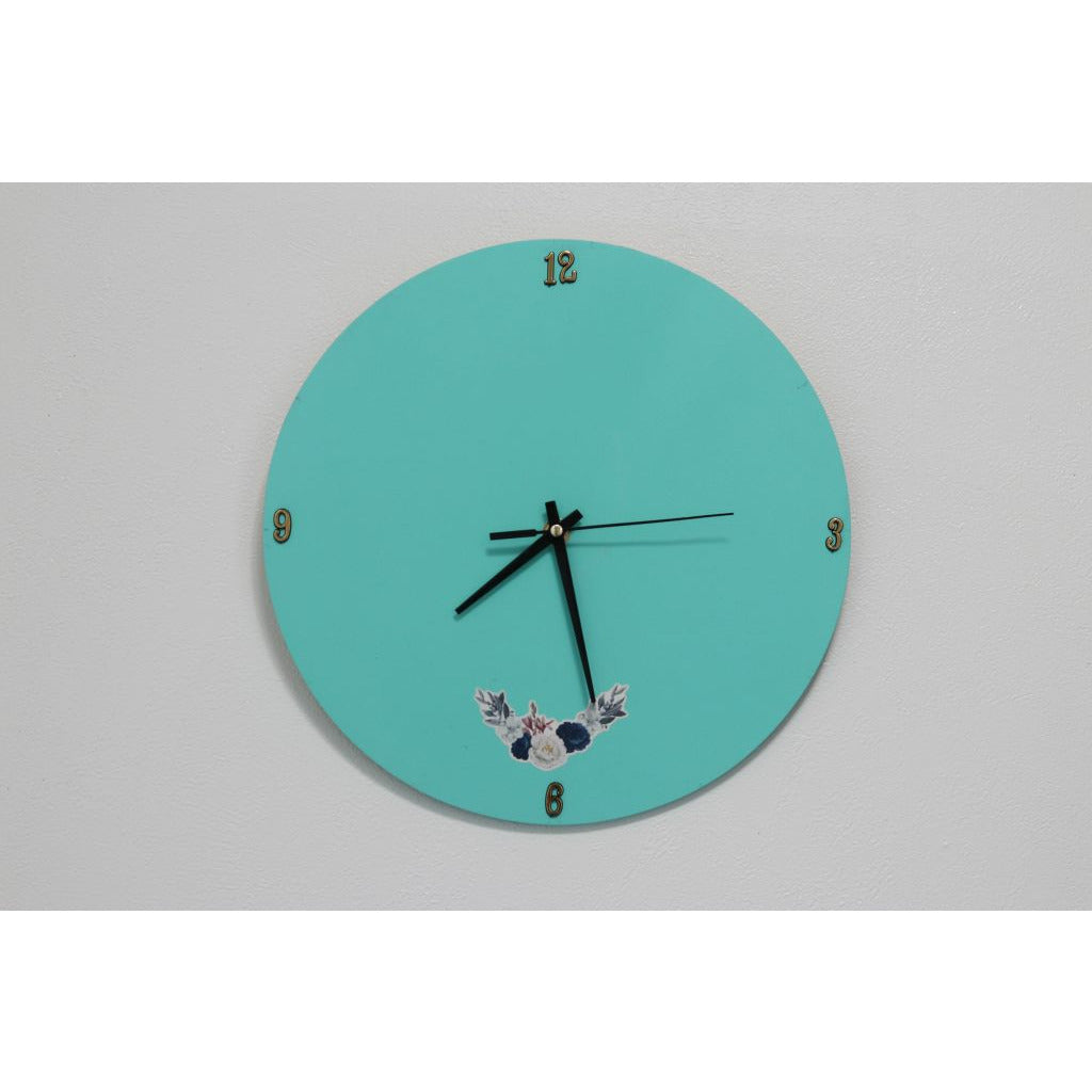 Wall Clock Aqua