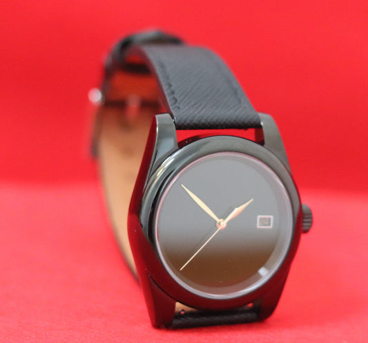 Black Minimalist Dress Watch