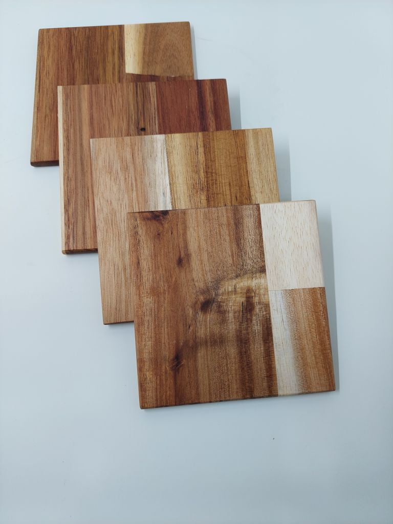 Acacia Coasters - Set of 4